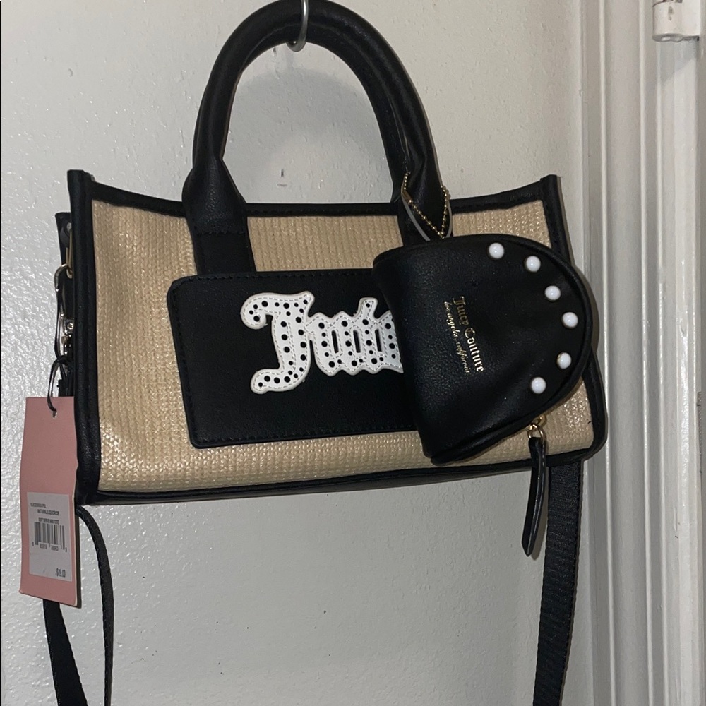 Juicy couture soft serve mini tote w coin pouch